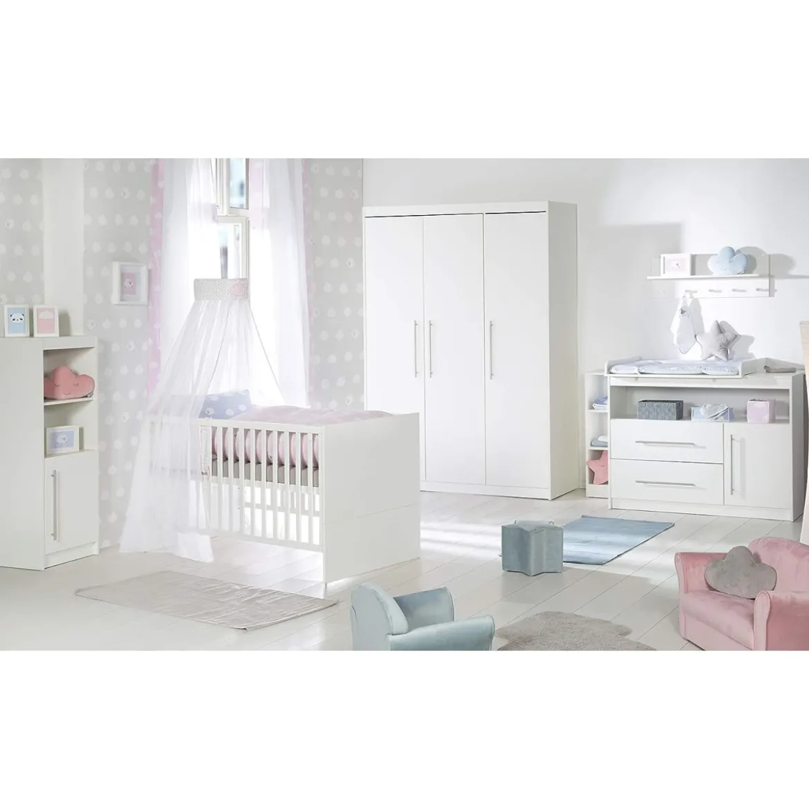 roba Kombi-Kinderbett Maren, 70 x 140 cm, weiß - B-Ware sehr gut