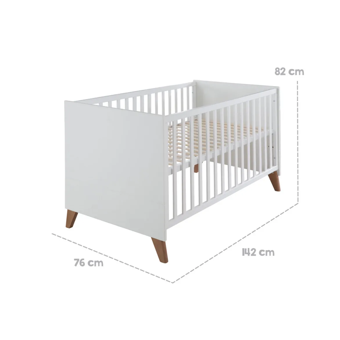 roba Kombi-Kinderbett Ole, 70 x 140 cm - B-Ware neuwertig