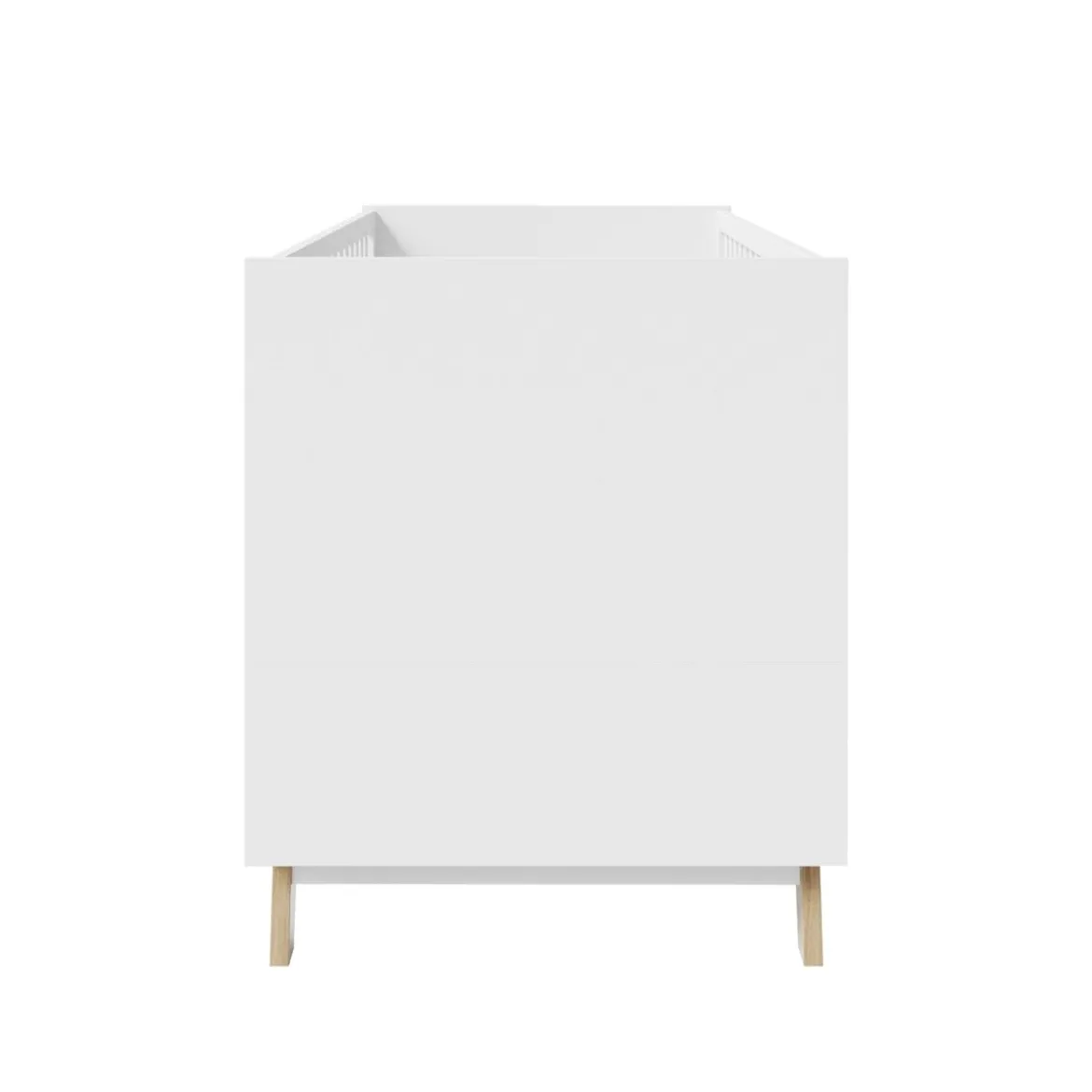 roba Kombi-Kinderbett 'Smile', 70 x 140 cm, Füße aus Eiche massiv / weiß - B-Ware sehr gut