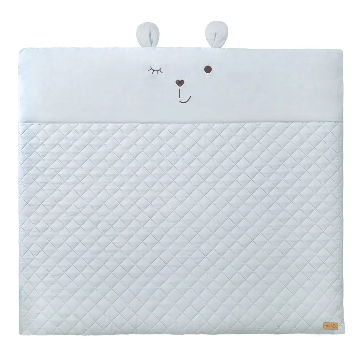 roba Krabbeldecke 'roba Style', 85 x 75 cm, Spielbogen mit 5 Elementen 'Benny', hellblau - B-Ware neuwertig