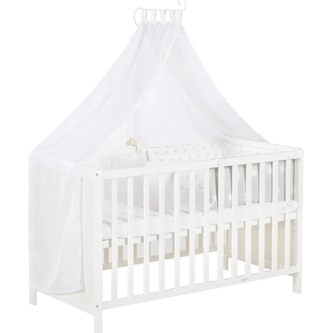 roba Multifunktionsbett mit Beistellfunktion RK0176W-16V191, 60x120 cm, weiß - B-Ware sehr gut