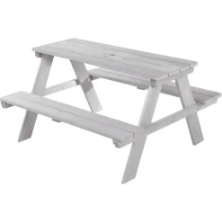 roba 'Outdoor +' Kindersitzgruppe, wetterfest, aus Massivholz, grau - B-Ware