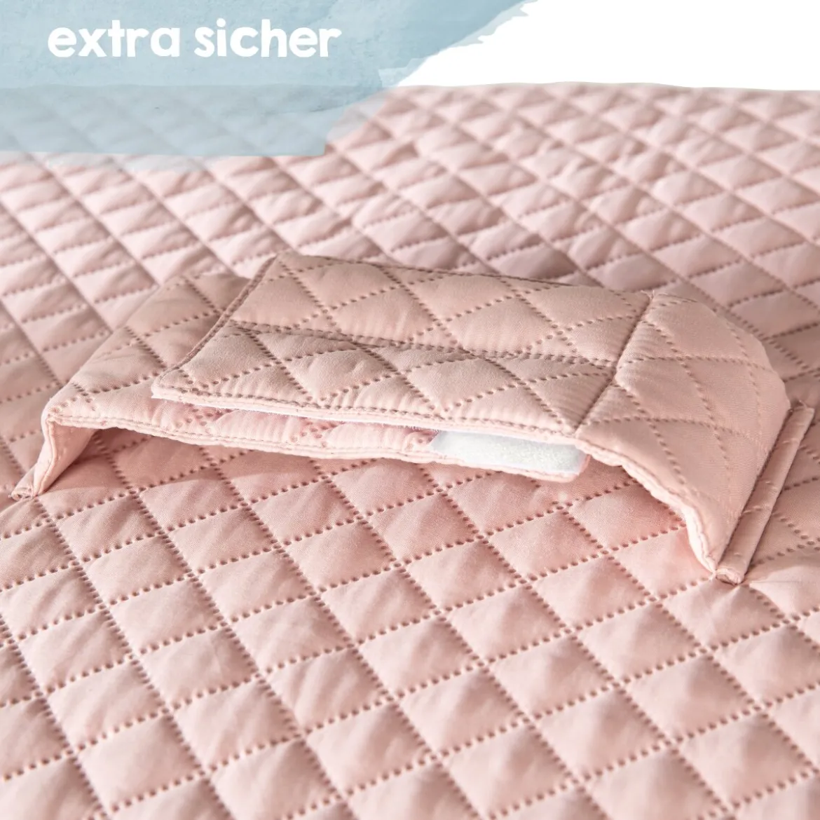 roba 'roba Style' Wickelauflage, 85 x 75 cm, rosa/mauve - B-Ware
