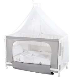roba Room Bed 'Fox & Bunny', 60 x 120 cm, höhenverstellbar - B-Ware sehr gut