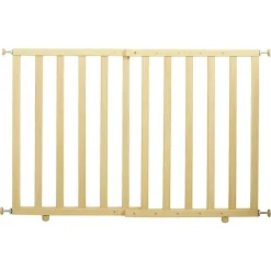 roba Türschutzgitter zum Klemmen, Breite 62 - 106 cm, natur - B-Ware neuwertig