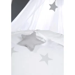 roba Wickelauflage Little Stars, 85 x 75 cm, Sterne Motiv/Weiß - B-Ware neuwertig