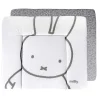 roba Wickelauflage Miffy, 85 x 75 cm, weiß/grau - B-Ware neuwertig