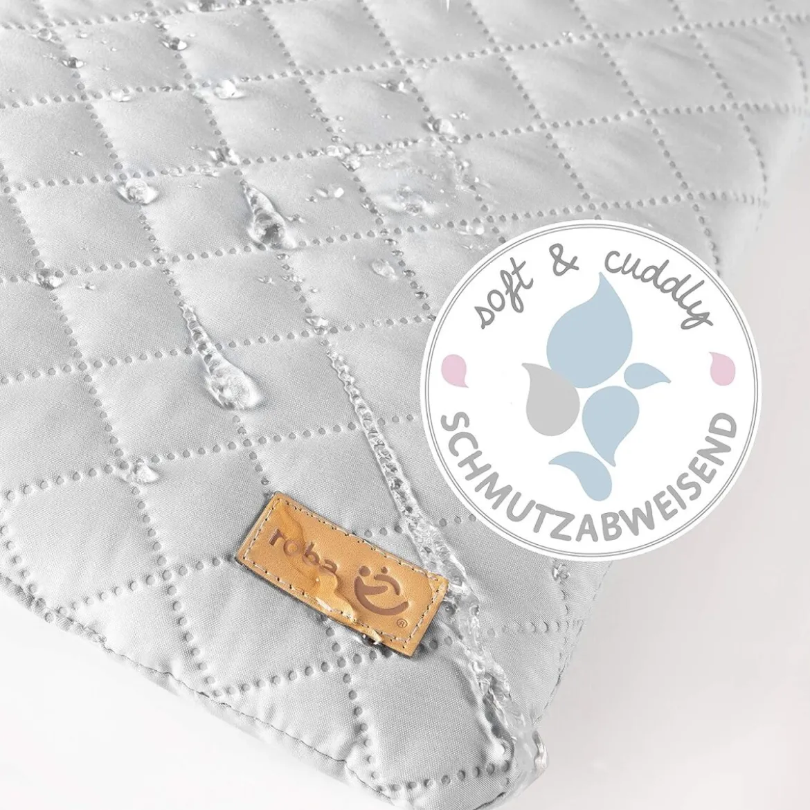 roba Wickelauflage soft, grau - B-Ware neuwertig
