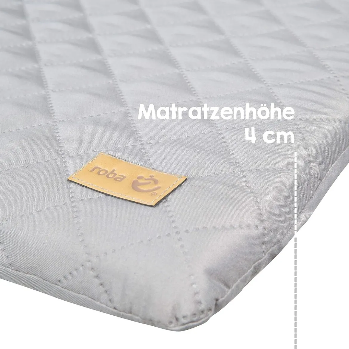 roba Wickelauflage soft, grau - B-Ware neuwertig
