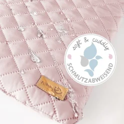 roba Wickelauflage soft 'roba Style', 85 x 75 cm, abwischbar, rosa/mauve - B-Ware neuwertig