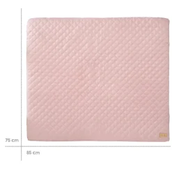 roba Wickelauflage soft 'roba Style', 85 x 75 cm, abwischbar, rosa/mauve - B-Ware neuwertig