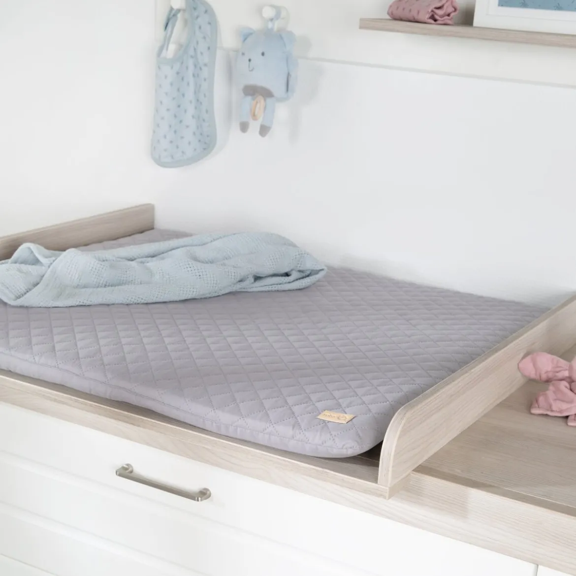 roba Wickelauflage soft Style, grau 85x75 cm - B-Ware