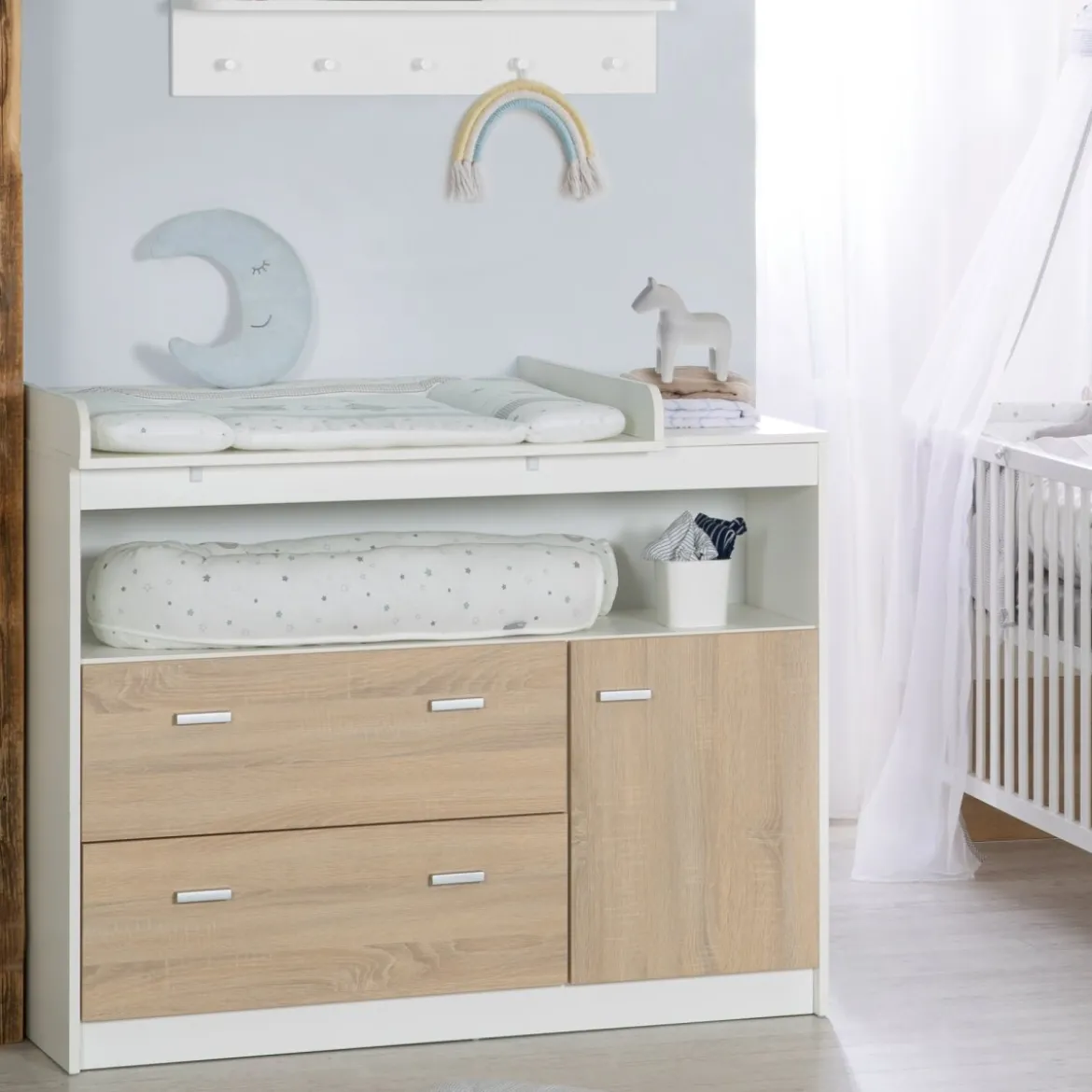 roba Wickelkommode 'Gabriella', mit Wickelansatz - B-Ware neuwertig