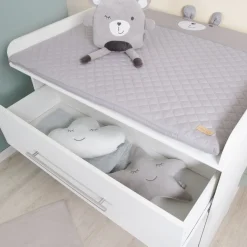 roba Wickelkommode 'Maren' mit abnehmbarem Aufsatz, schmal, 3 Schubladen, Wickelhöhe 90,5 cm - B-Ware
