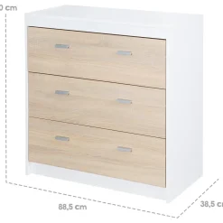 roba Wickelkommode mit abnehmbarem Wickelansatz Gabriella - B-Ware
