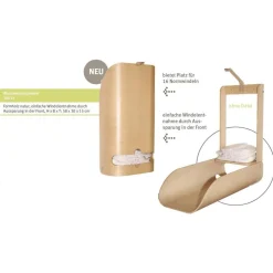 roba Windelspender, Windel- & Spielzeugorganizer, Holz natur - B-Ware