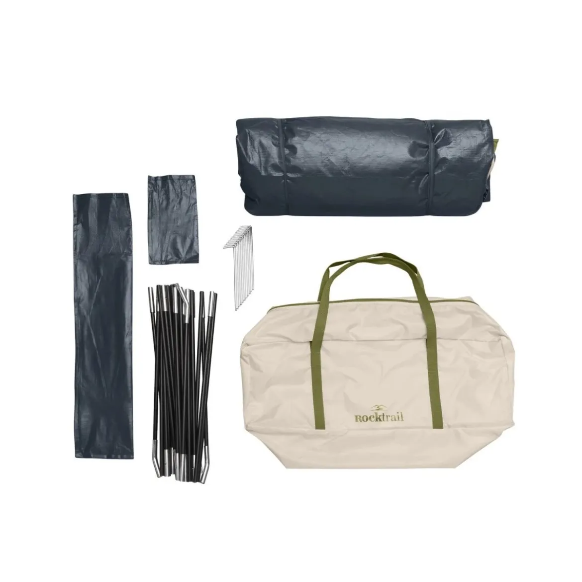 ROCKTRAIL Aufenthaltszelt, 4-6 Personen, wetterfest - B-Ware