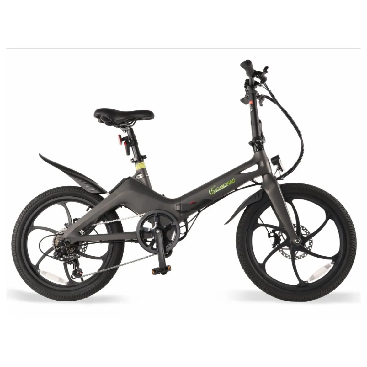 SachsenRad E-Folding Bike »F11 MagPuma« mit Transporttasche, Magnesiumrahmen, 19,8 kg, 20 Zoll - B-Ware sehr gut