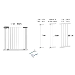 Safety Türschutzgitter U-Pressure Fit Quick Close+ und Zubehör Verlängerungen, Y-Spindel-Befestigungen - B-Ware