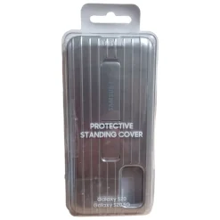 SAMSUNG Handytasche Samsung Protective Standing Cover EF RG980 für Galaxy S20, Silber - B-Ware neuwertig