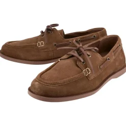 SANSIBAR Herren-Leder-Bootsschuhe, 41, braun - B-Ware sehr gut