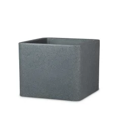 Scheurich Pflanzgefäß »Cube«, Kunststoff, quadratisch, dickwandig (Schwarz Granit, Ø 30 cm) - B-Ware neuwertig