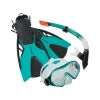 Schildkröt Schnorchel Set CAYMAN türkis - 3-teilig, L/XL = 43-47 - B-Ware neuwertig