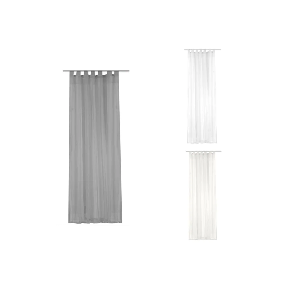 Schlaufenschal Uni-Voile, 1er Pack, 245 x 120 cm - B-Ware