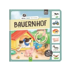 Schwager & Steinlein Verlag Kleinkinder-Soundbücher, mit 5-6 Sounds, HörenSehenVerstehen Bauernhof - B-Ware neuwertig