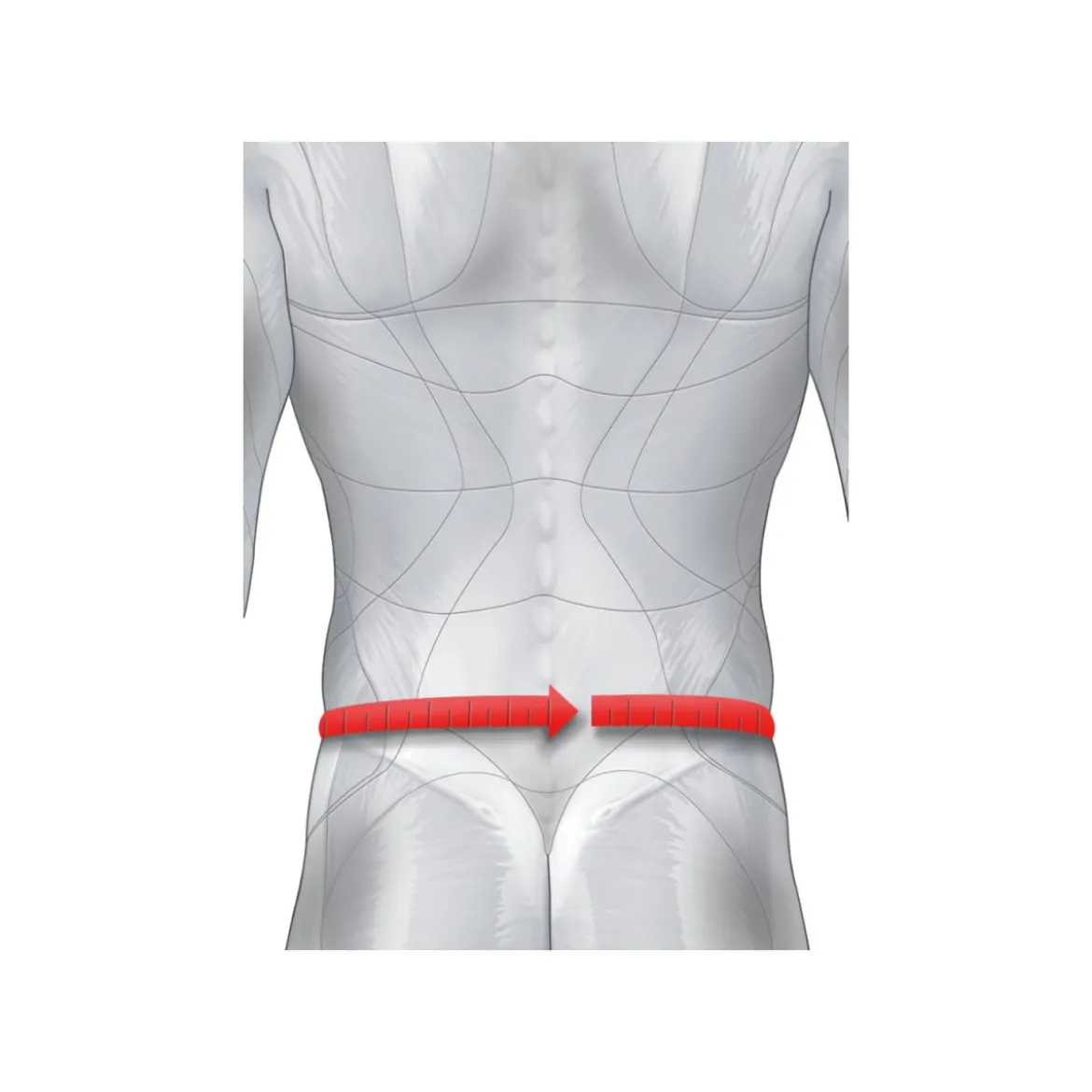 sensiplast® Rückenbandage, mit Stabelementen - B-Ware