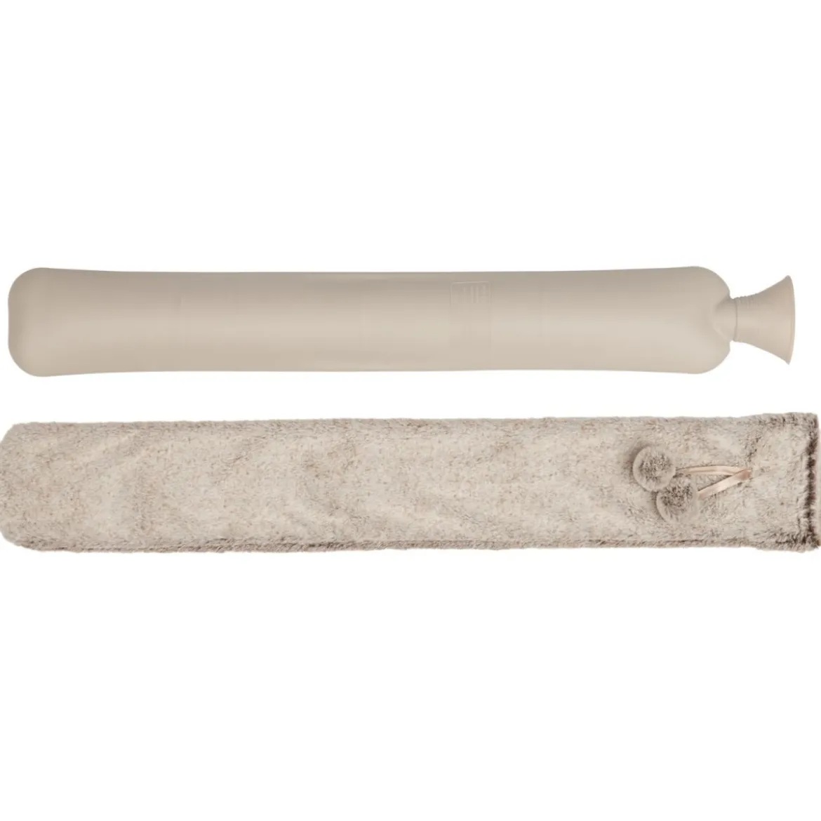 sensiplast® Schlauch-Wärmflasche / 2-in-1 Wärmflasche (Schlauch/beige) - B-Ware neuwertig