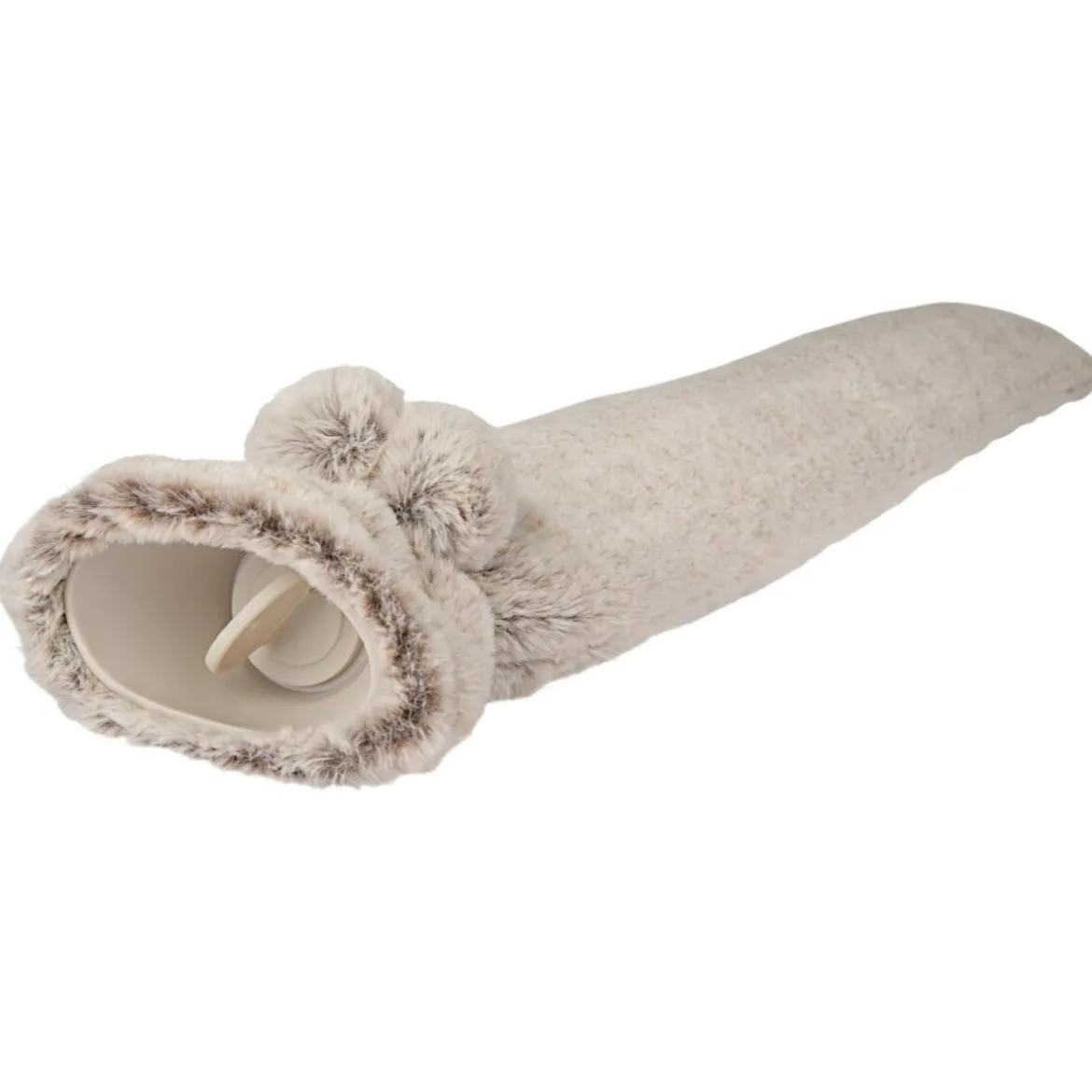 sensiplast® Schlauch-Wärmflasche / 2-in-1 Wärmflasche (Schlauch/beige) - B-Ware neuwertig
