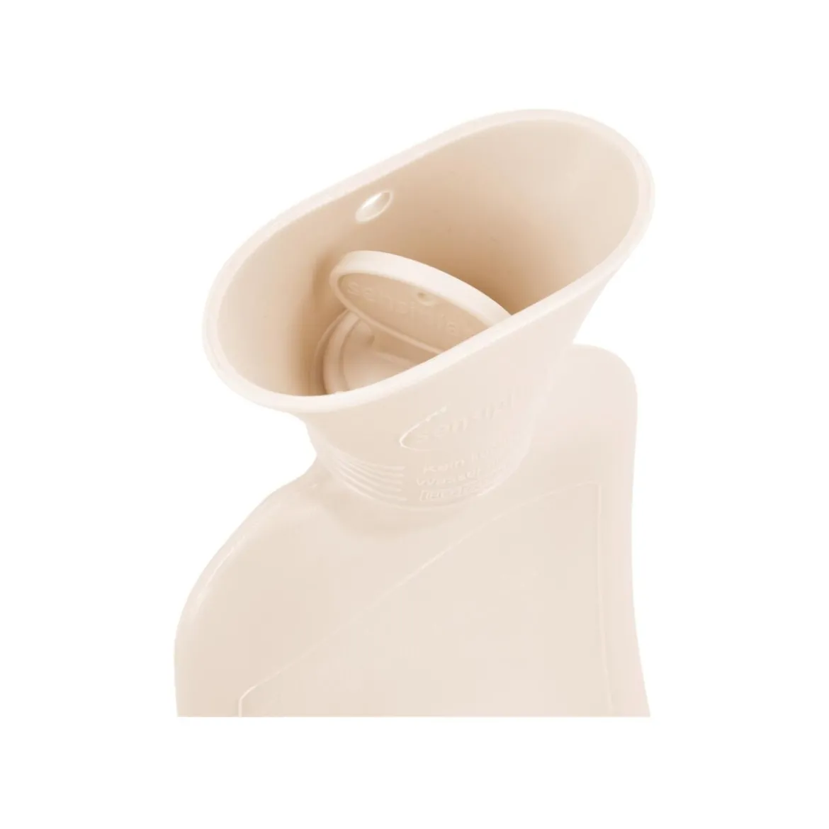 sensiplast® Schlauch-Wärmflasche / 2-in-1 Wärmflasche (Schlauch/beige) - B-Ware neuwertig