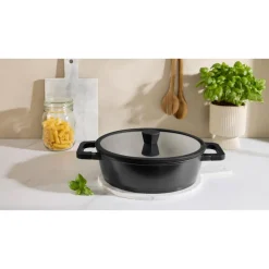SILVERCREST® Aluguss-Servierpfanne, Ø 28 cm - B-Ware