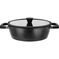 SILVERCREST® Aluguss-Servierpfanne, Ø 28 cm - B-Ware