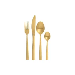SILVERCREST® Besteck, aus Edelstahl, gold - B-Ware neuwertig