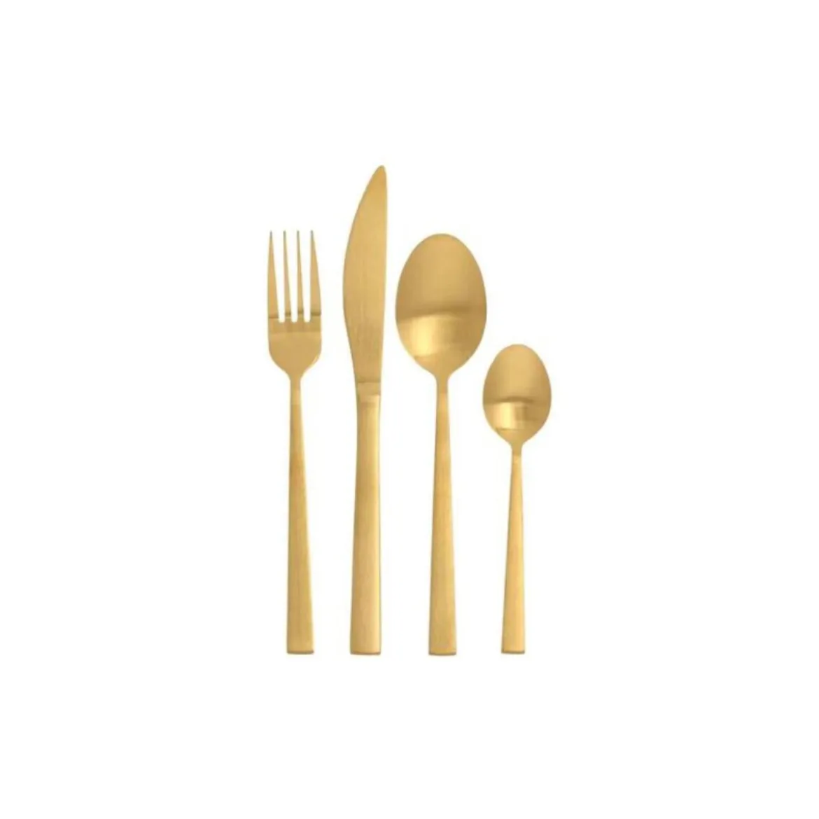 SILVERCREST® Besteck, aus Edelstahl, gold - B-Ware neuwertig