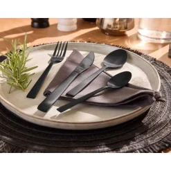 SILVERCREST® Besteck, aus Edelstahl, schwarz - B-Ware sehr gut
