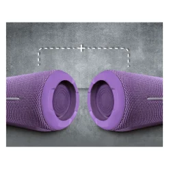 SILVERCREST® Bluetooth®-Lautsprecher »Rhythm Go«, mit PartyPlay (lila) - B-Ware sehr gut