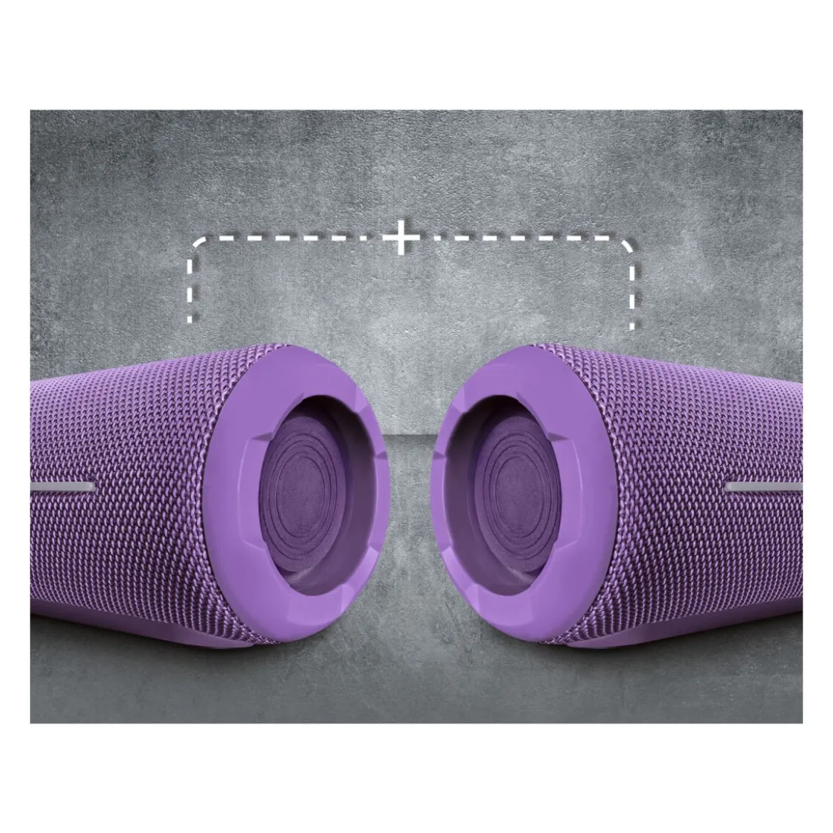 SILVERCREST® Bluetooth®-Lautsprecher »Rhythm Go«, mit PartyPlay (lila) - B-Ware sehr gut