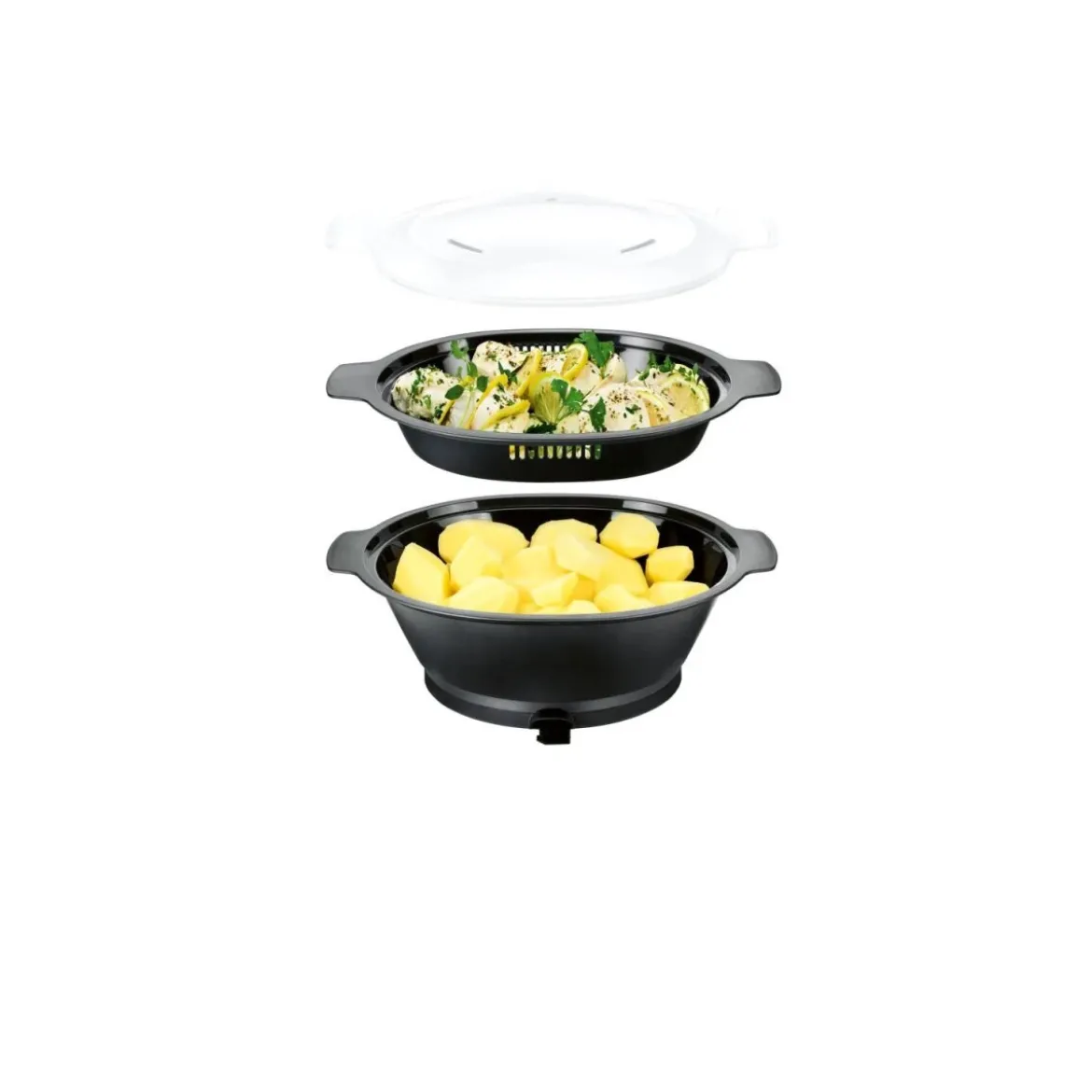 SILVERCREST® Dampfgaraufsatz für Monsieur Cuisine compact »SMCCD 3 A1« - B-Ware