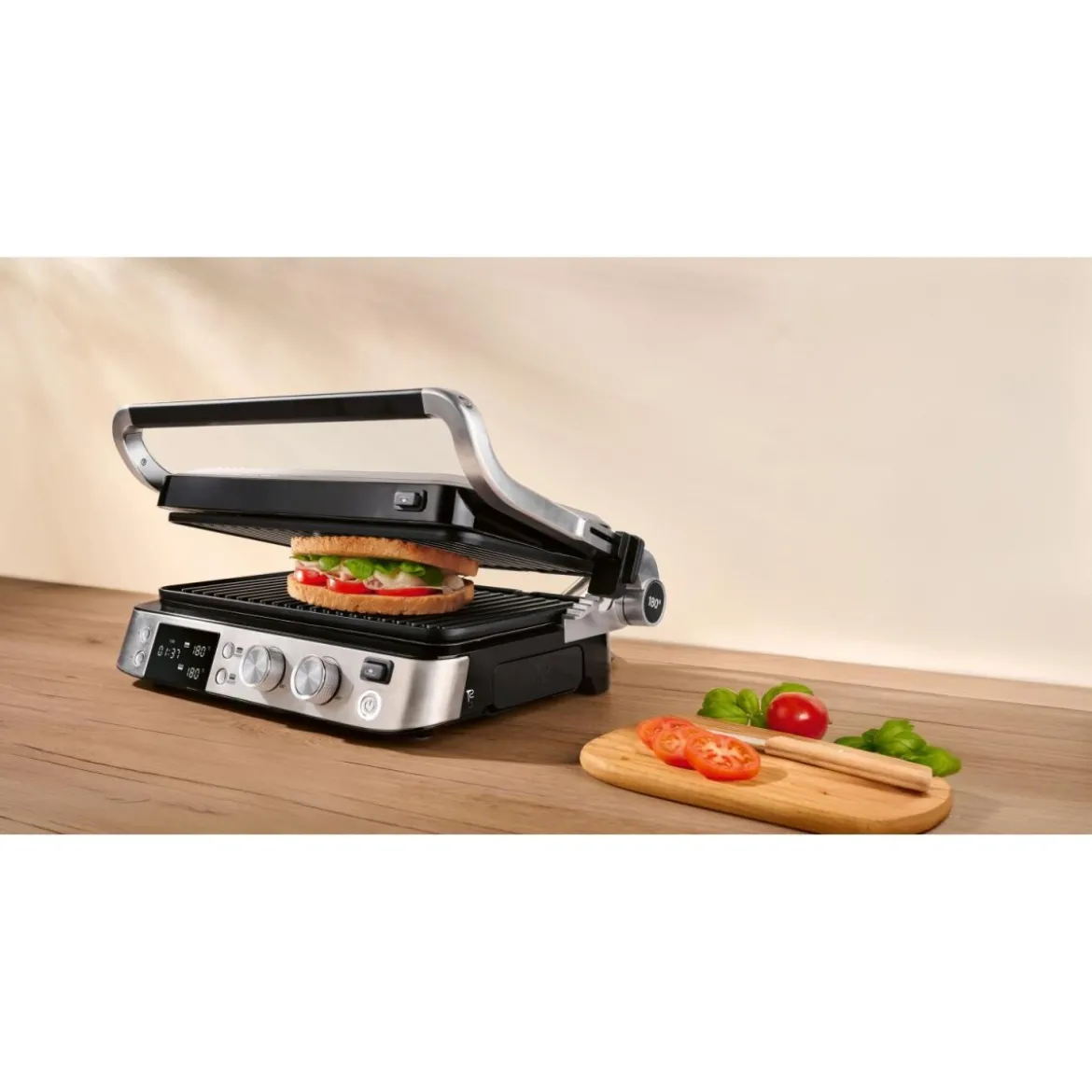 SILVERCREST® Digitaler Premium-Kontaktgrill SKGB 2000 A1 - B-Ware
