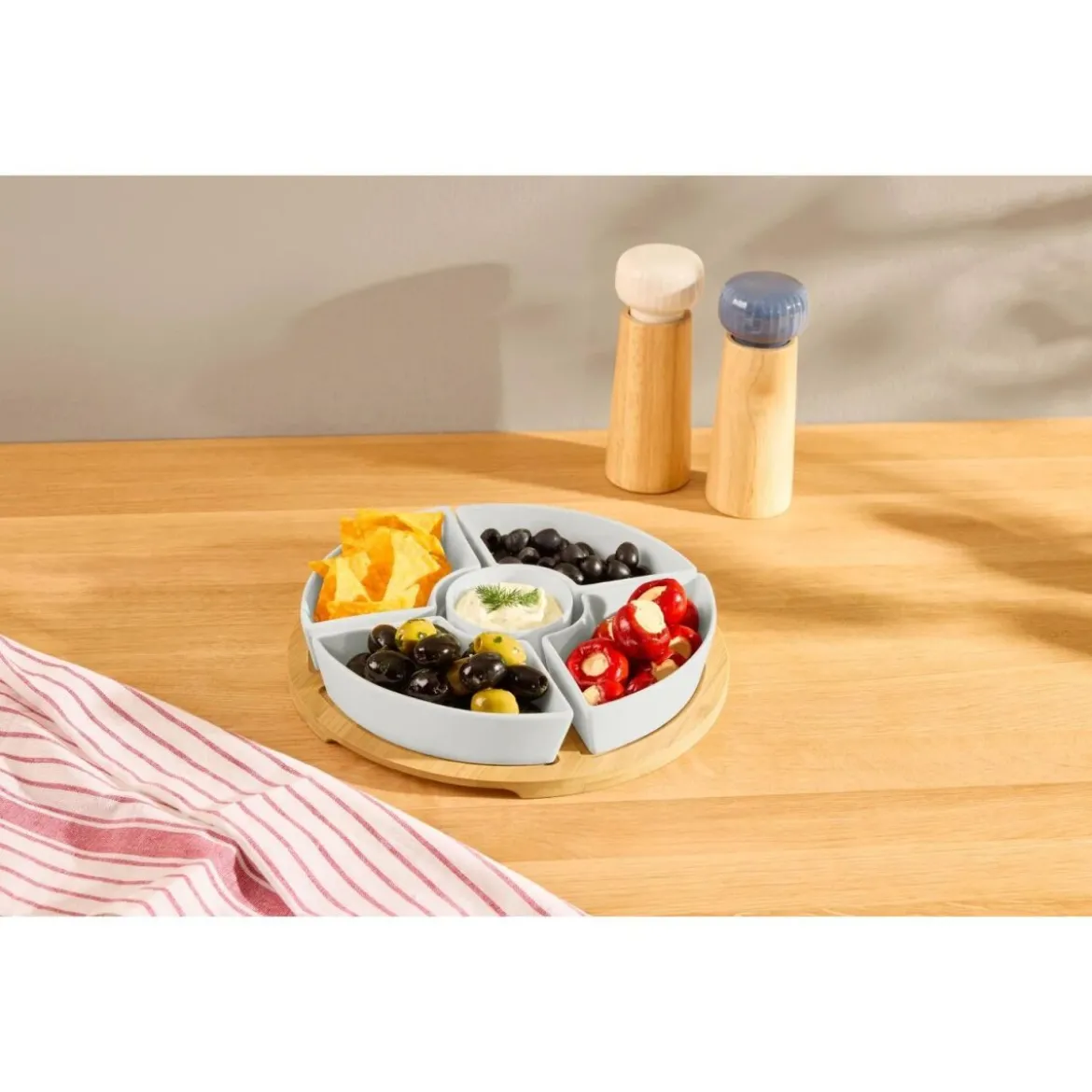 SILVERCREST® Dipschalen-Set (Rund) - B-Ware neuwertig