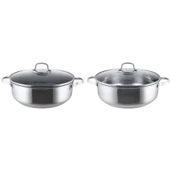 SILVERCREST® Edelstahl-Kasserolle, Ø 28 cm - B-Ware