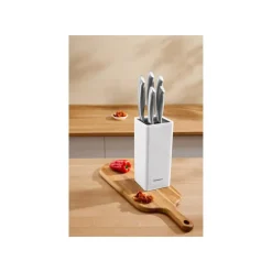 SILVERCREST® Edelstahl-Messerset, 6-tlg. (Edelstahl gebürstet) - B-Ware neuwertig