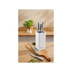 SILVERCREST® Edelstahl-Messerset, 6-tlg. (Edelstahl gebürstet) - B-Ware neuwertig