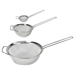 SILVERCREST® Edelstahl-Sieb-Set, 3 Stück - B-Ware neuwertig