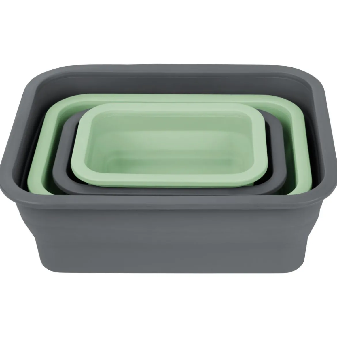 SILVERCREST® Faltbare Frischhaltedosen / Lunchbox, aus hitzebeständigem Silikon - B-Ware