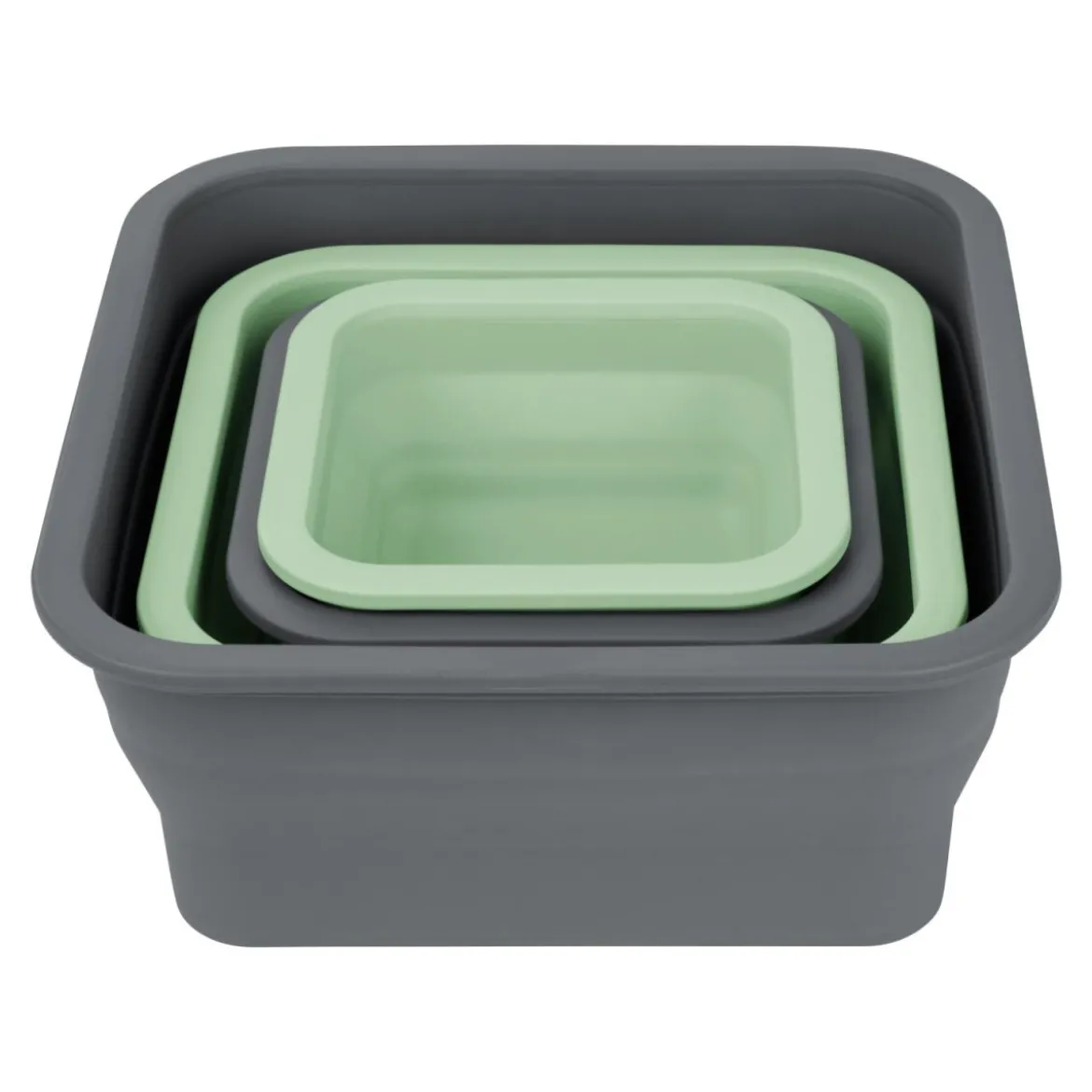 SILVERCREST® Faltbare Frischhaltedosen / Lunchbox, aus hitzebeständigem Silikon - B-Ware