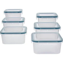 SILVERCREST® Frischhaltedosen-Set, 6 Stück - B-Ware